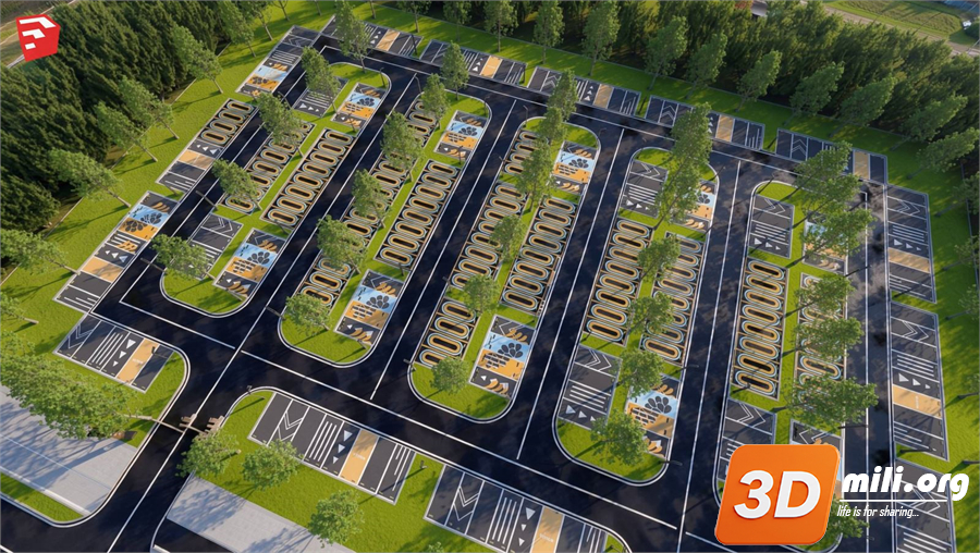 Parking lot Skp Files